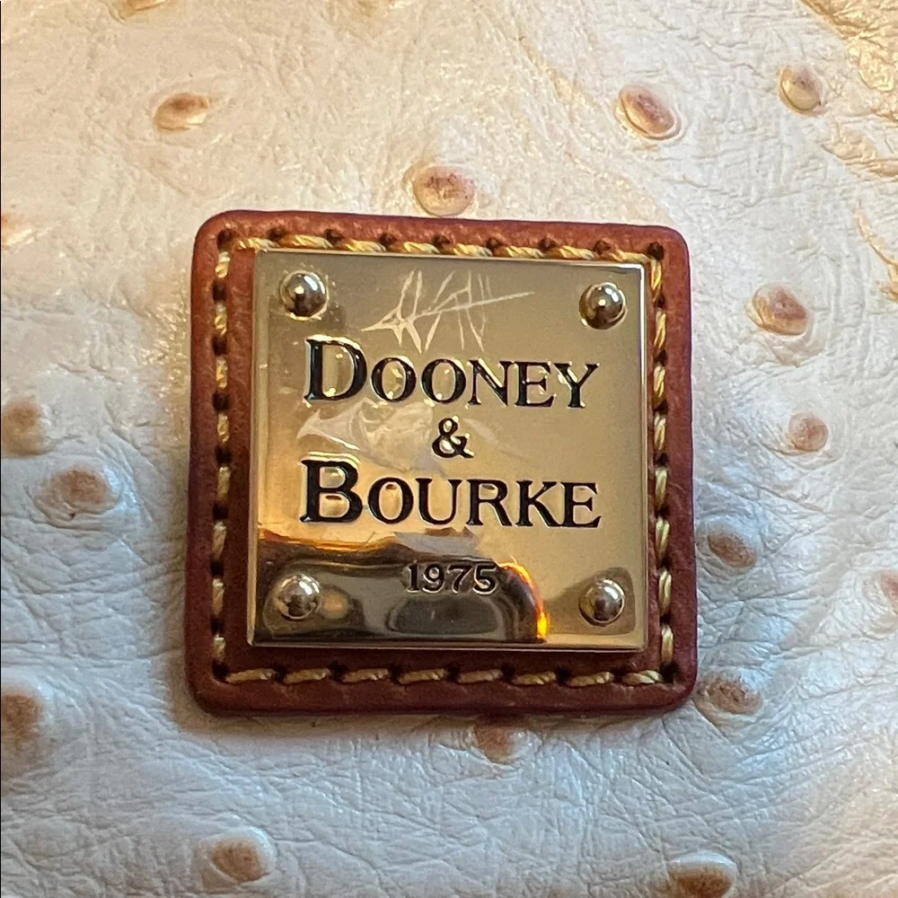 Dooney & Bourke ostrich zip zip satchel - Picture 10 of 10